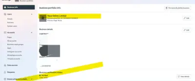 صورة العمل إعداد وتهيئة مدير الأعمال (Business Manager)