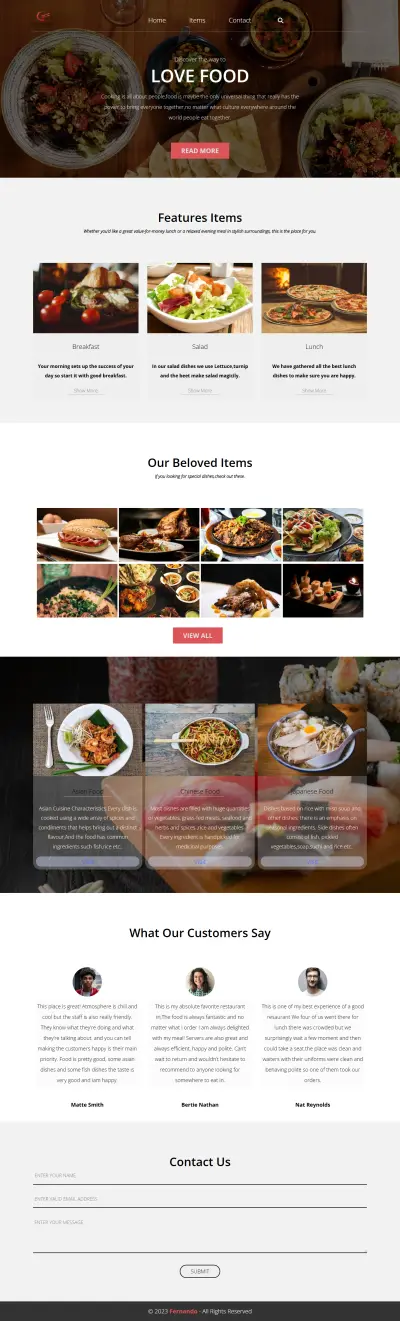 Restaurant-Website