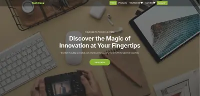 موقع الكترونيات بإستخدام Vanilla JS + Firebase