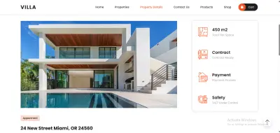 تصميم وتطوير مشروع Villa Agency باستخدام React