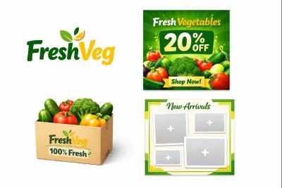 لوجو لمحل خضروات