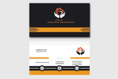 تصميم كرت شخصي