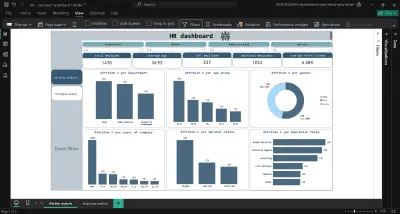 تصميم داش بورد عن طريق Power bi