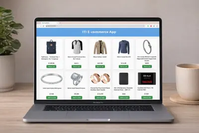 e-commerce بتصميم بسيط