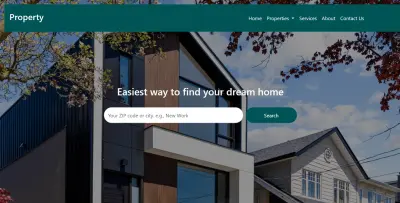 Modern Real Estate Website Design