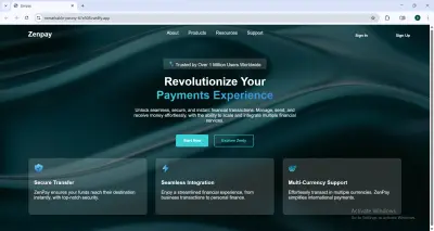 Zenpay - Landing Page