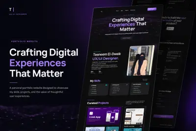 Personal Portfolio Website | UI/UX Designer