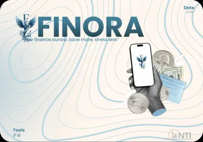 تصميم تطبيق إدارة مصروفاتهم اليومية Finora