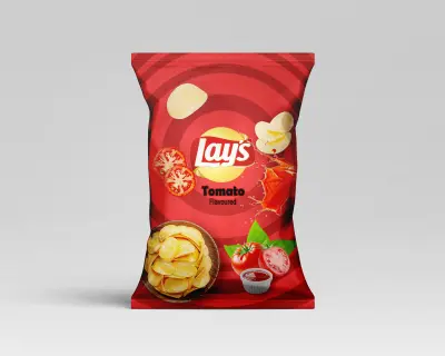 تصميم سوشيال ميديا لعبوة شيبسى