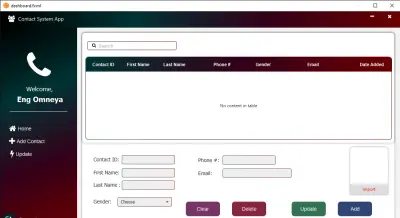 Contact App Management System