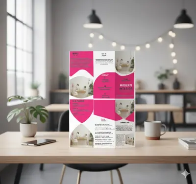 تصميم هويات بصرية وبروشورات احترافية