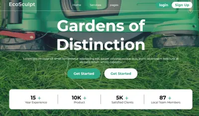 تصميم صفحة Landing Page احترافية باستخدام HTML و CSS