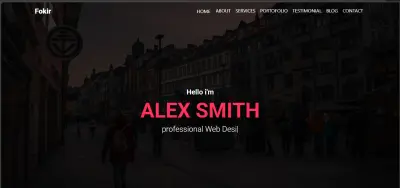 تصميم ويب سايت  ب استخدام HTML/CSS/Bootstrap