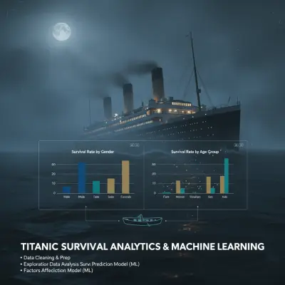 تحليل بيانات Titanic والتنبؤ بالنجاة باستخدام Python