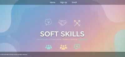 موقع ويب تعليمي لكورس الـ Soft Skills