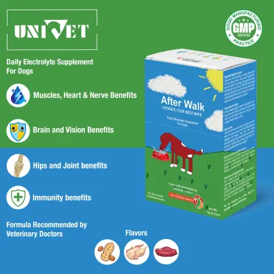 After Walk: Dog Supplement – Packaging(Mockup)& Social Media Design