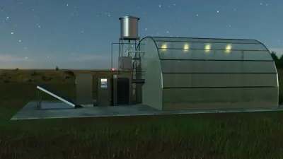 Solar Powered Green House