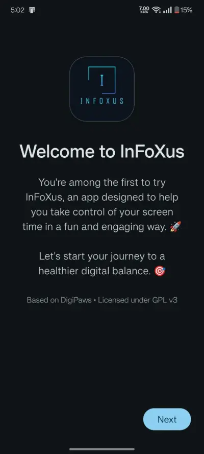InfoXus android app