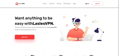 نظام واجهات LaslesVPN المتكامل للمستخدمين