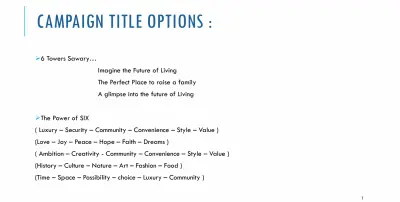 خطة محتوى لشركة عقارات كبرى