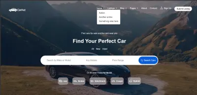 تصميم موقع سيارات متجاوب باستخدام HTML CSS Bootstrap JavaScript