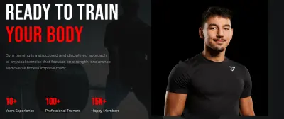 Gym Landing Page - Iron Gym
