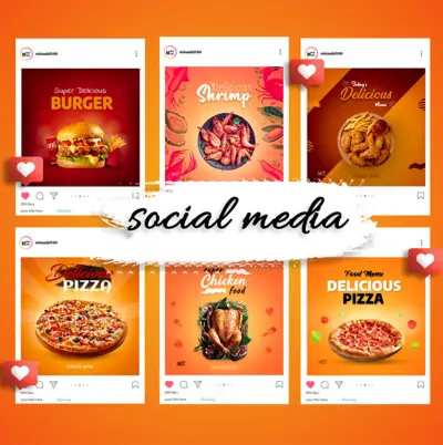 تصميم عروض ماكولات لمطاعم