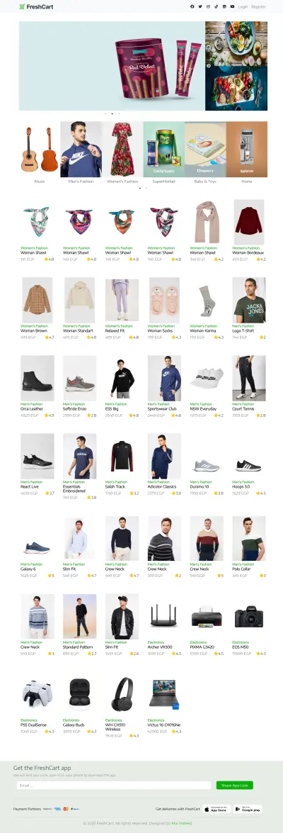 FreshCart E-Commerce