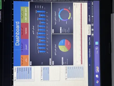تحليل بيانات و انشاء جداول و رسومات بيانية على excel