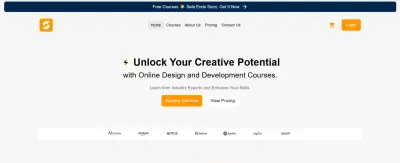موقع OnlineCourses هي منصة تعليمية حديثة تم تطويرها باستخدام Next.js