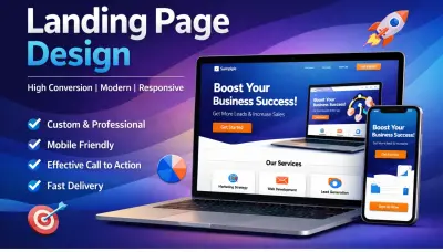 تصميم صفحة هبوط احترافية Landing Page