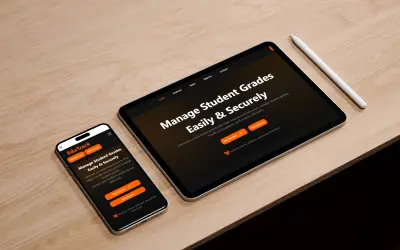 EduTrack – Landing Page تعليمية تفاعلية (HTML, CSS, Bootstrap)