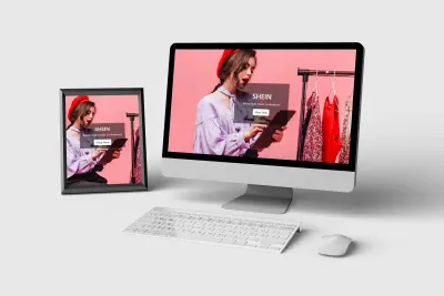 Shein Style Landing Page – HTML, CSS, Bootstrap