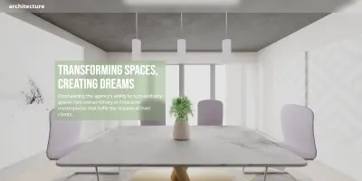 تصميم وتطوير موقع ويب ثلاثي الأبعاد (3D) لشركة معمارية