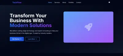 Modern Responsive Business Website