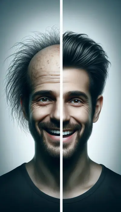 اعلان لمنتج ديرما هير أويل