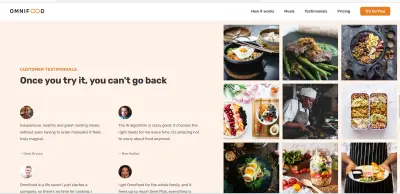 تصميم موقع الكتروني لمطعم
