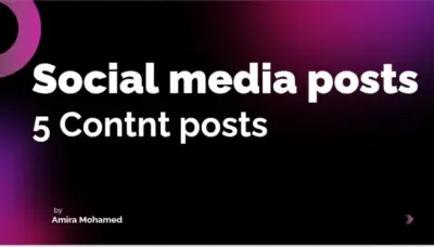 إعداد 5 منشورات سوشيال ميديا لشركة استيراد سيارات