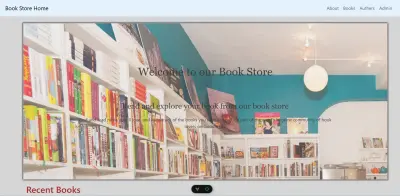 تطبيق متجر كتب (Book Store Web Application)