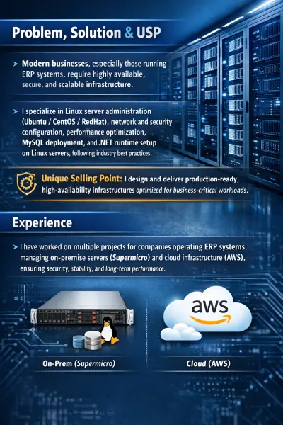 Linux Server Setup & Administration (Ubuntu / CentOS)