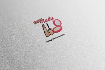 صميم لوجو احترافي بطريقة تسويقية لـــ جذب العملاء ل شركة ( my lady ) لادوات التجميل ، و عنوانها لوران - طريق الكورنيش