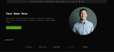 بورتفوليو متجاوب باستخدام Bootstrap