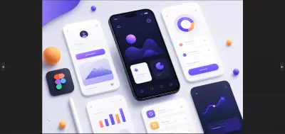 تصميم تطبيق موبايل احترافي UI/UX حديث وجذاب لجميع المجالات