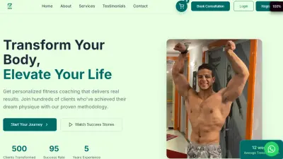 zizofit - Gym website