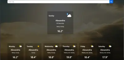 Weather website