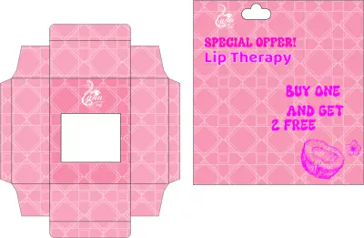 تصميم Die Line عبوة تغليف