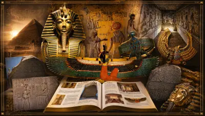 Ancient Egypt Magazine Design | تصميم مجلة إبداعية عن الحضارة المصرية