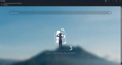 منصة طقس تفاعلية (Weather Dashboard) مع واجهة مستخدم ديناميكية