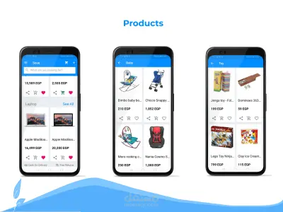 تطبيق متجر إلكتروني