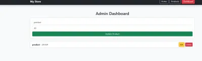 React Product Management Dashboard